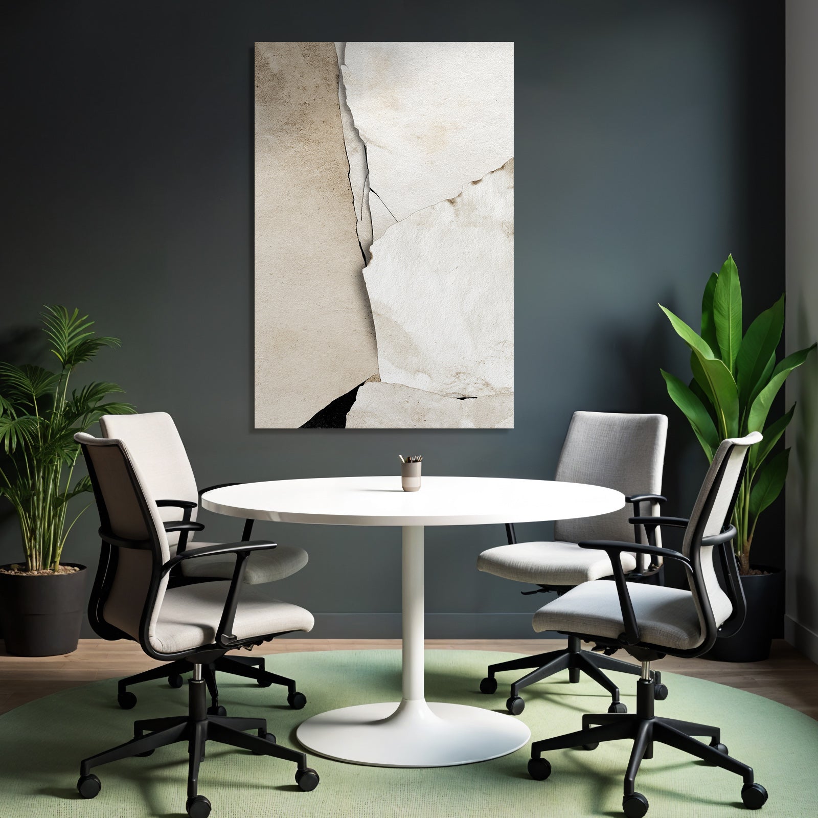Abstract paper textures in various shades of white and beige