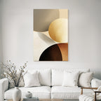 Abstraktes Design Erdtoene Modern Minimalistisch