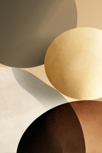 Abstraktes Design Erdtoene Modern Minimalistisch | Modern Basic | Einrichtungsstile