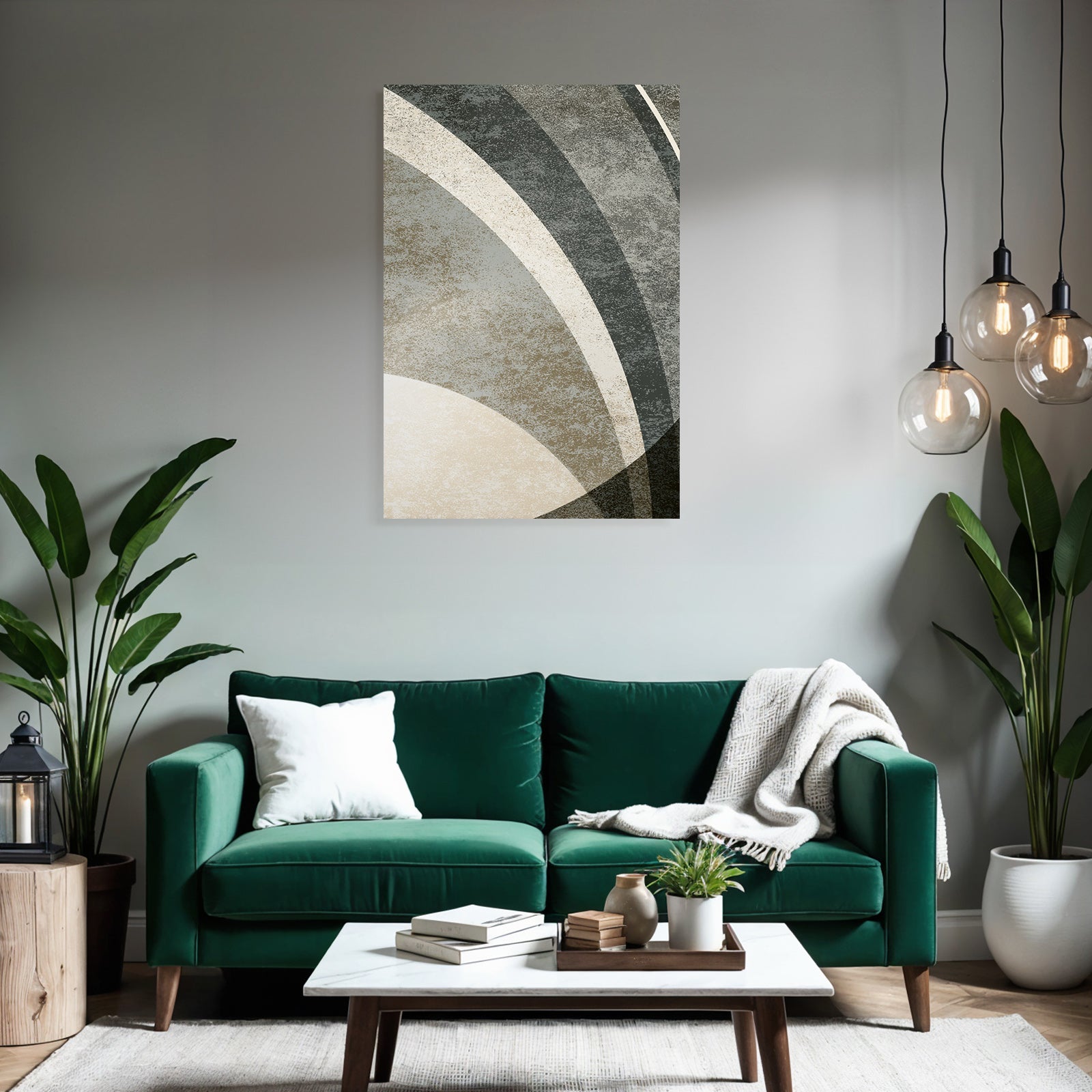 Abstraktes Design Gebogene Formen Getexturierte Oberflaeche Mutierte Farbpalette