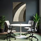 Abstraktes Design Gebogene Linien Grau Und Weiss Vintage Texture