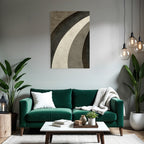 Abstraktes Design Gebogene Linien Grau Und Weiss Vintage Texture