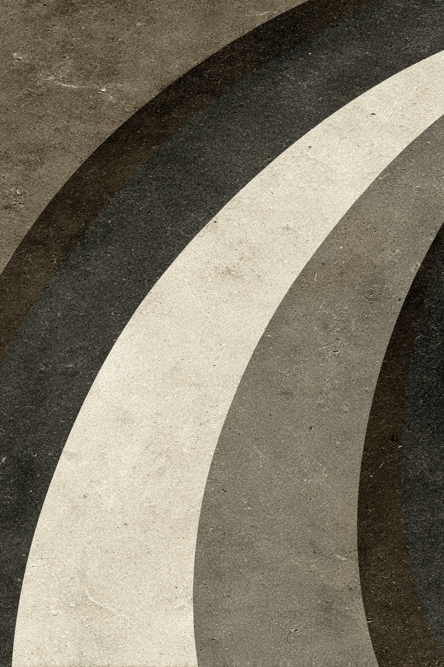 Abstraktes Design Gebogene Linien Grau Und Weiss Vintage Texture | Modern Basic | Einrichtungsstile