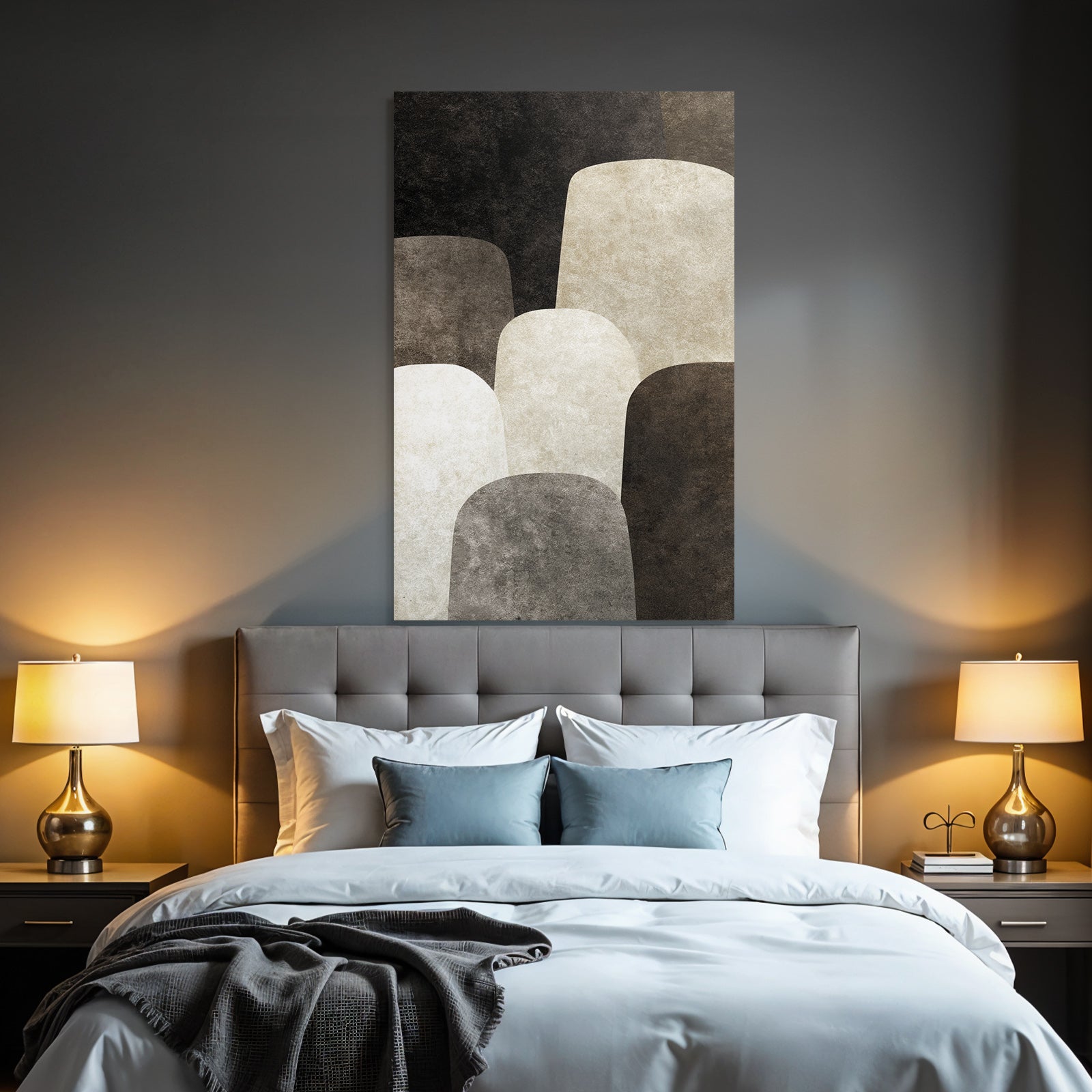 Abstract design Neutral colors Modern decor