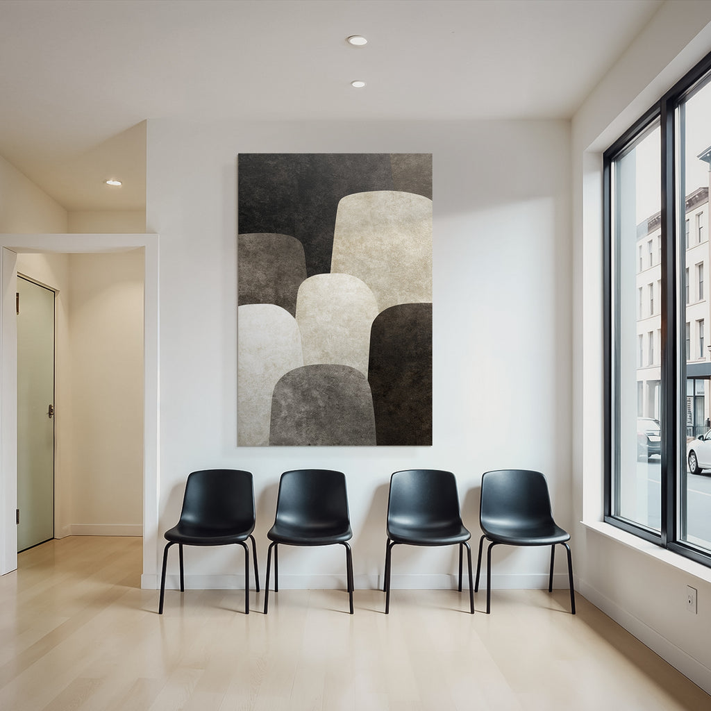 Abstract design Neutral colors Modern decor