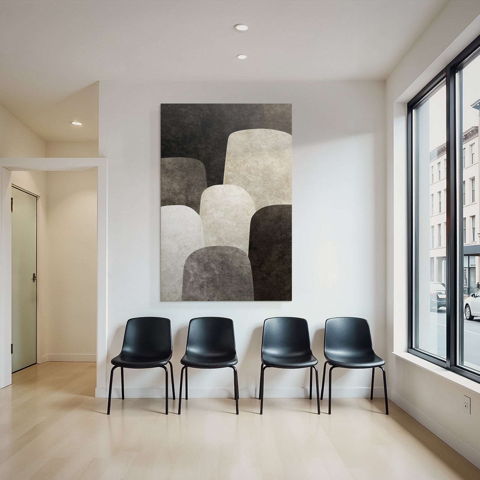 Abstract design Neutral colors Modern decor