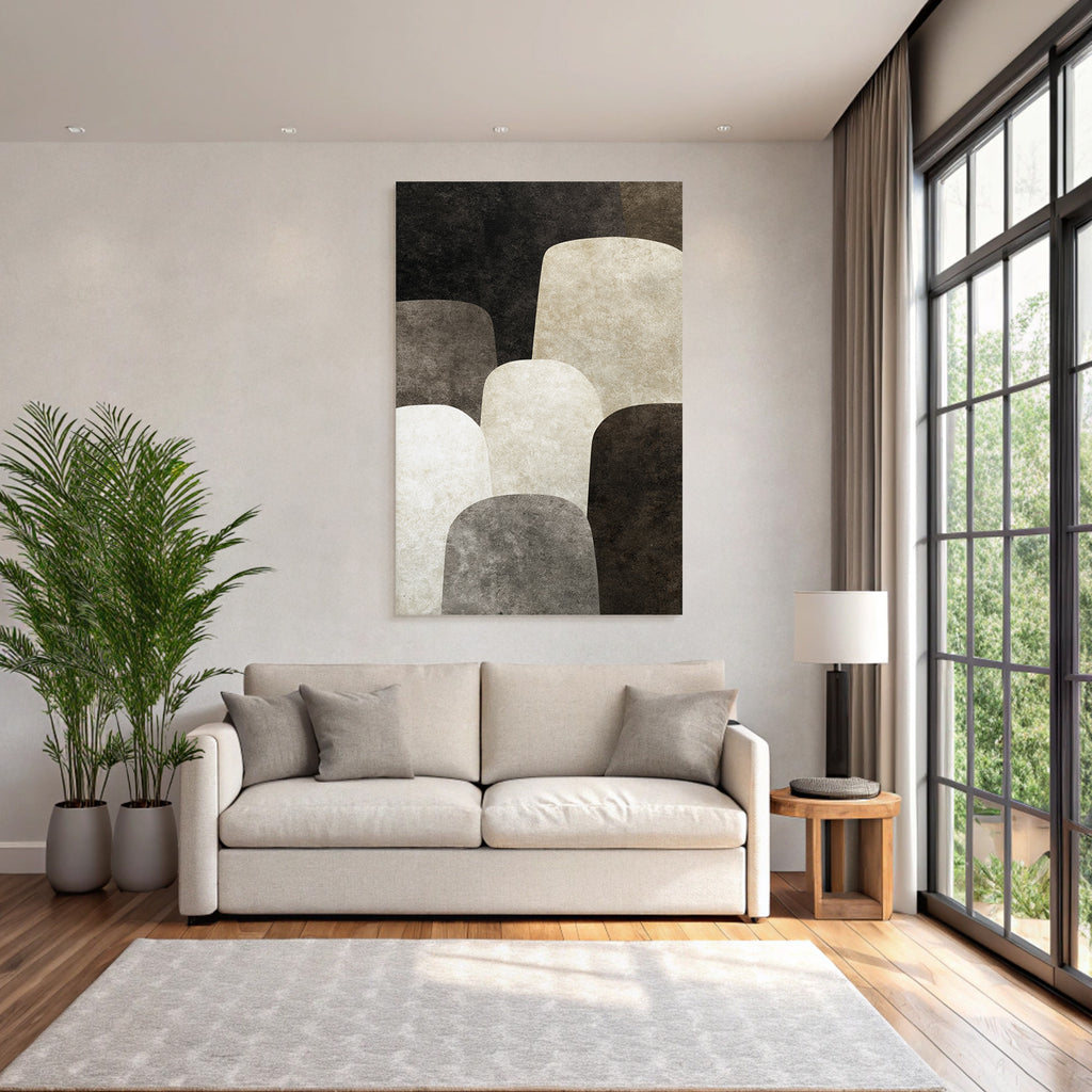 Abstract design Neutral colors Modern decor