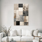 Beige Grau Black Texturierte Fliesen Kollage