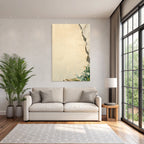 Gealterte Wand Mit Pflanzen Hintergrund Vintage Aesthetik