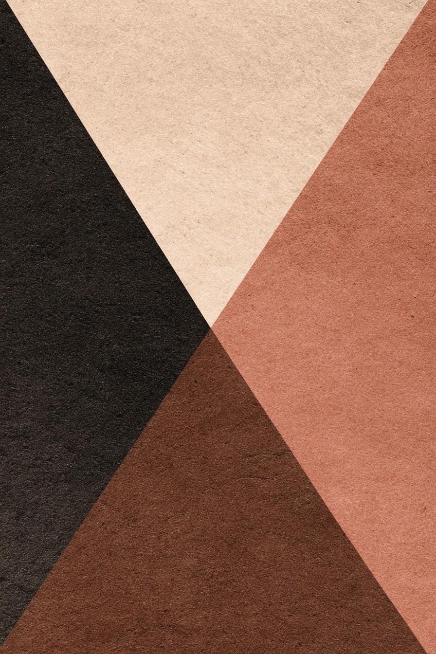 Geometrische Formen Mit Farben Von Schwarz Beige Und Braun | Modern Basic | Einrichtungsstile