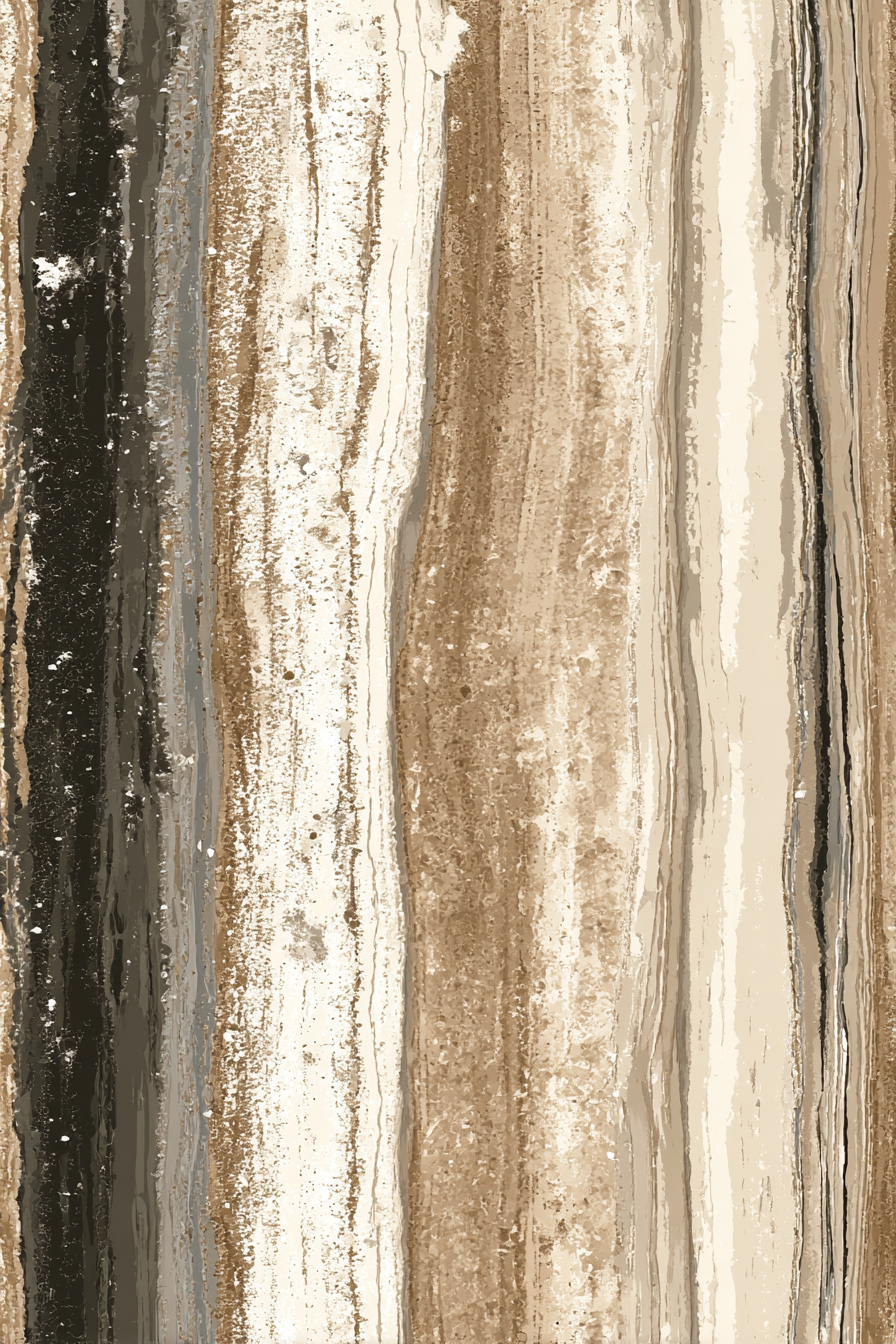 Streifenmuster Braun Beige Schwarz | Modern Basic | Einrichtungsstile