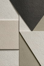 Texturierte Geometrische Formen Beige Grau Innenarchitektur Grafikdesign | Modern Basic | Einrichtungsstile