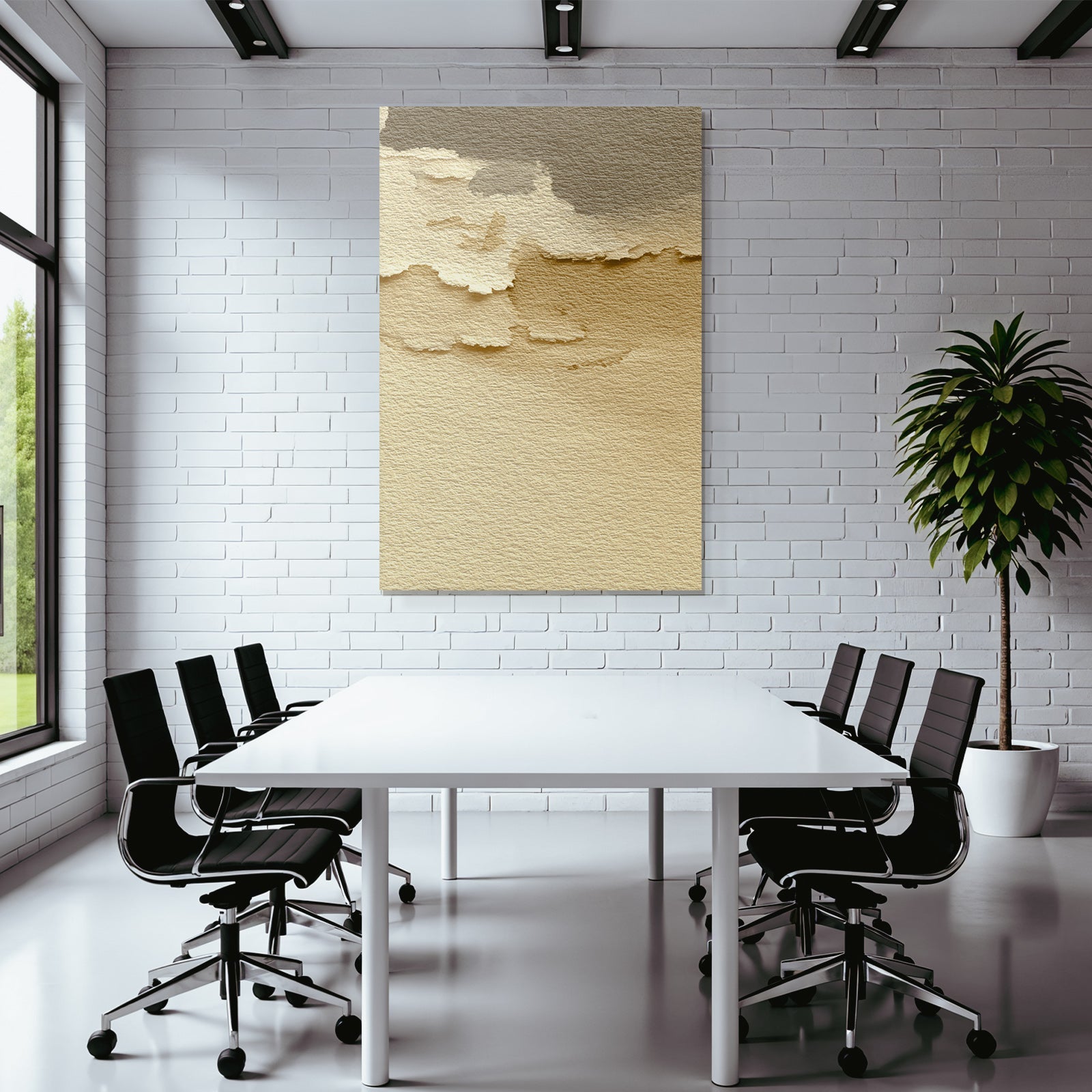 Wasserfarbe Abstrakter Hintergrund Beige Braun Texturiert