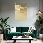 Wasserfarbe Abstrakter Hintergrund Beige Braun Texturiert