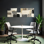 Abstract Geometrische Komposition Moderne Kunst
