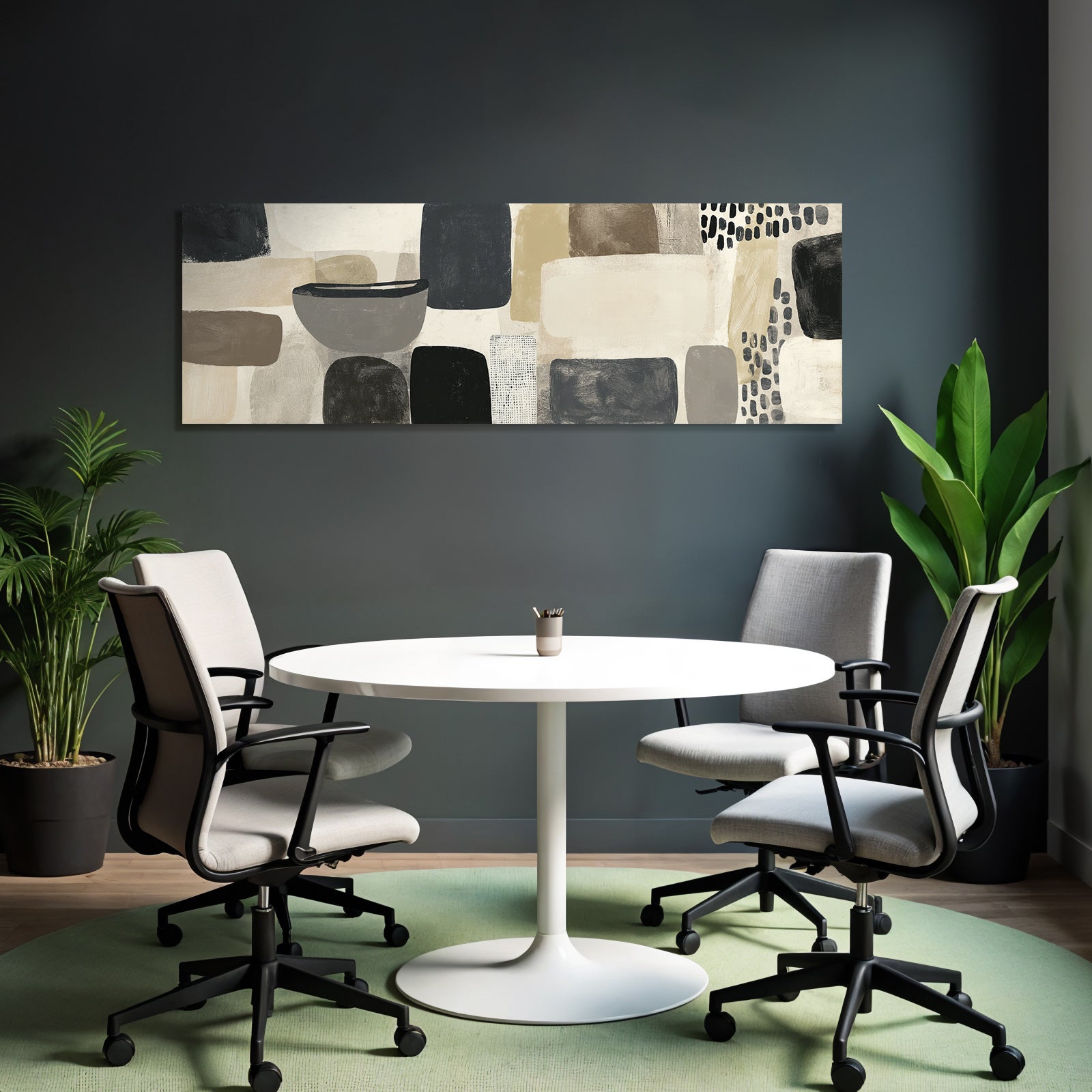 Abstract Geometric Composition Modern Art