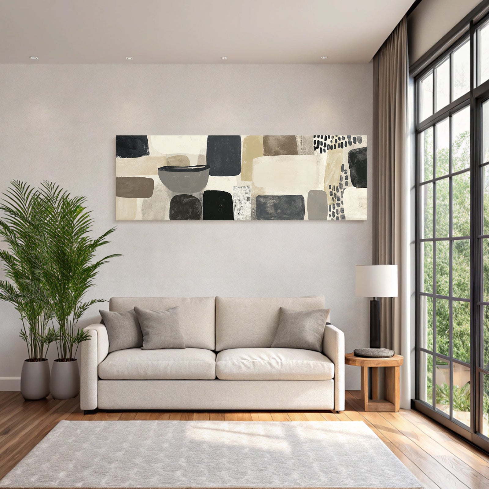 Abstract Geometric Composition Modern Art
