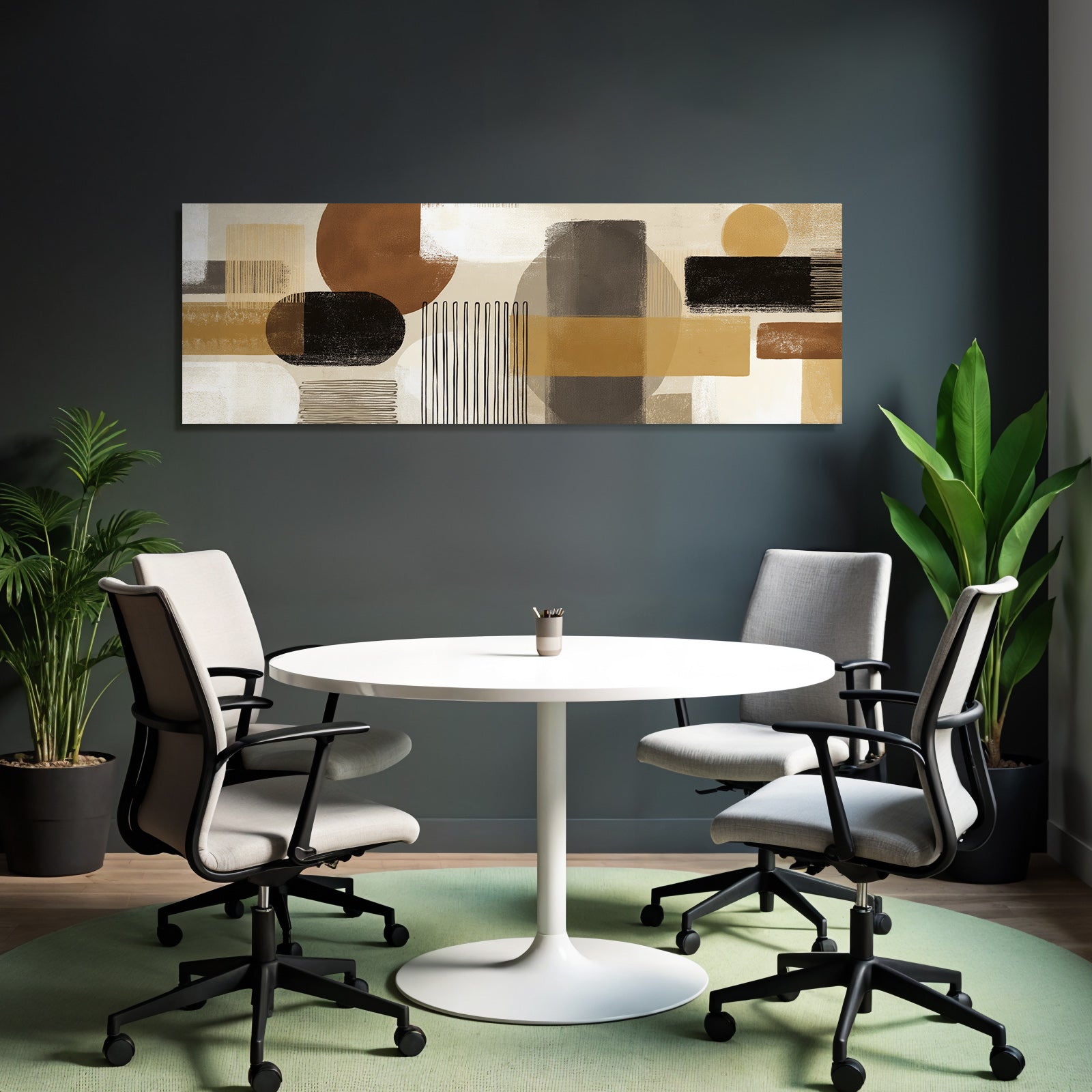 Abstract Art Earth Tone Minimalist