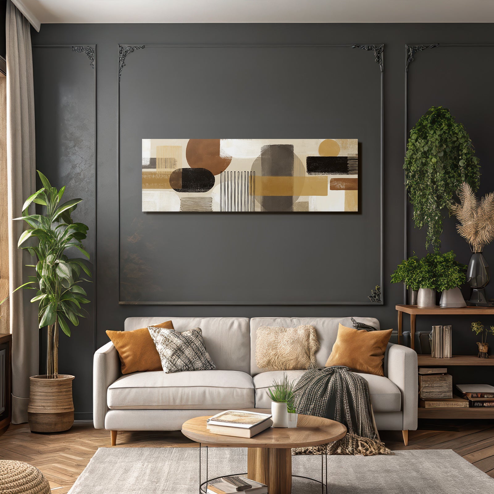Abstract Art Earth Tone Minimalist