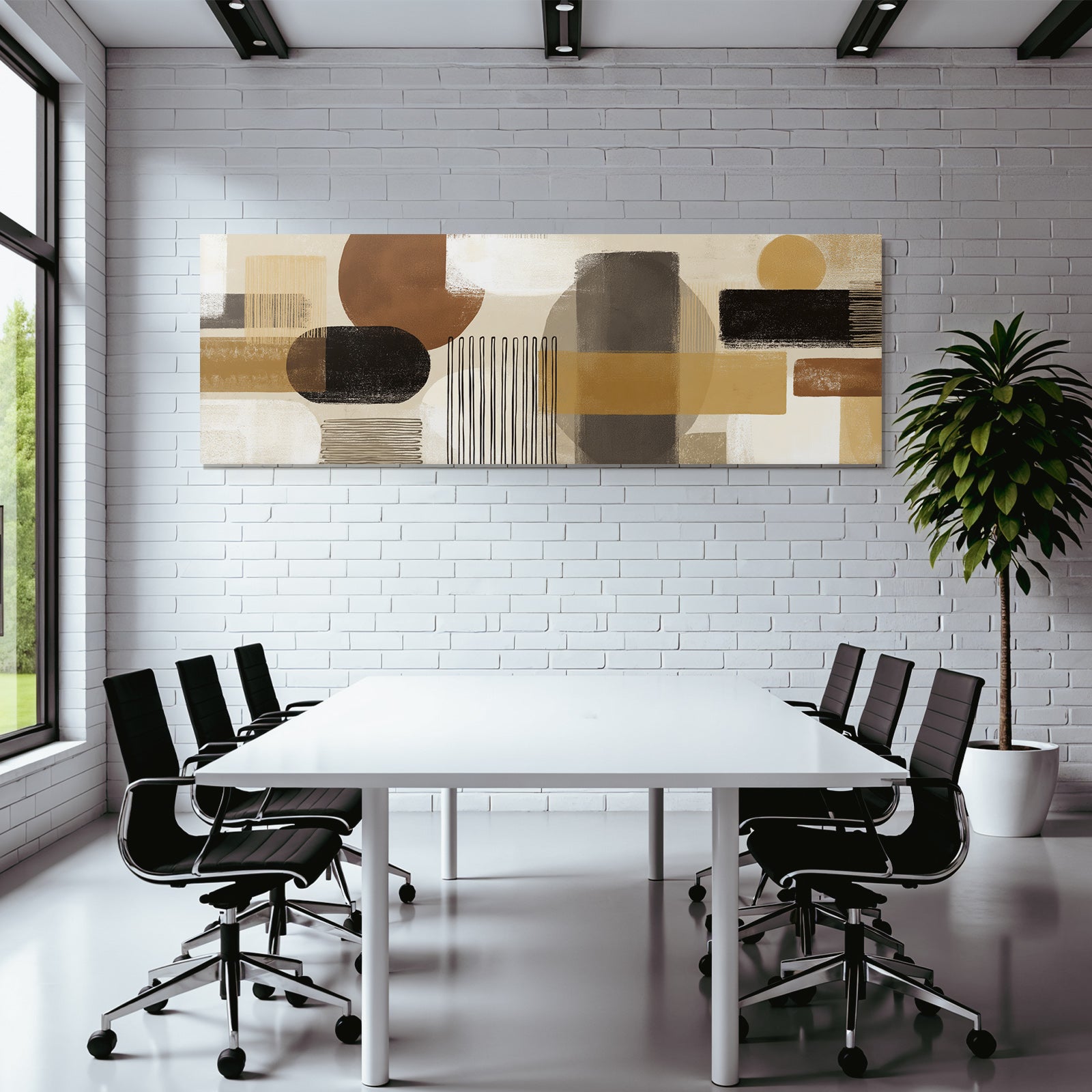 Abstract Art Earth Tone Minimalist