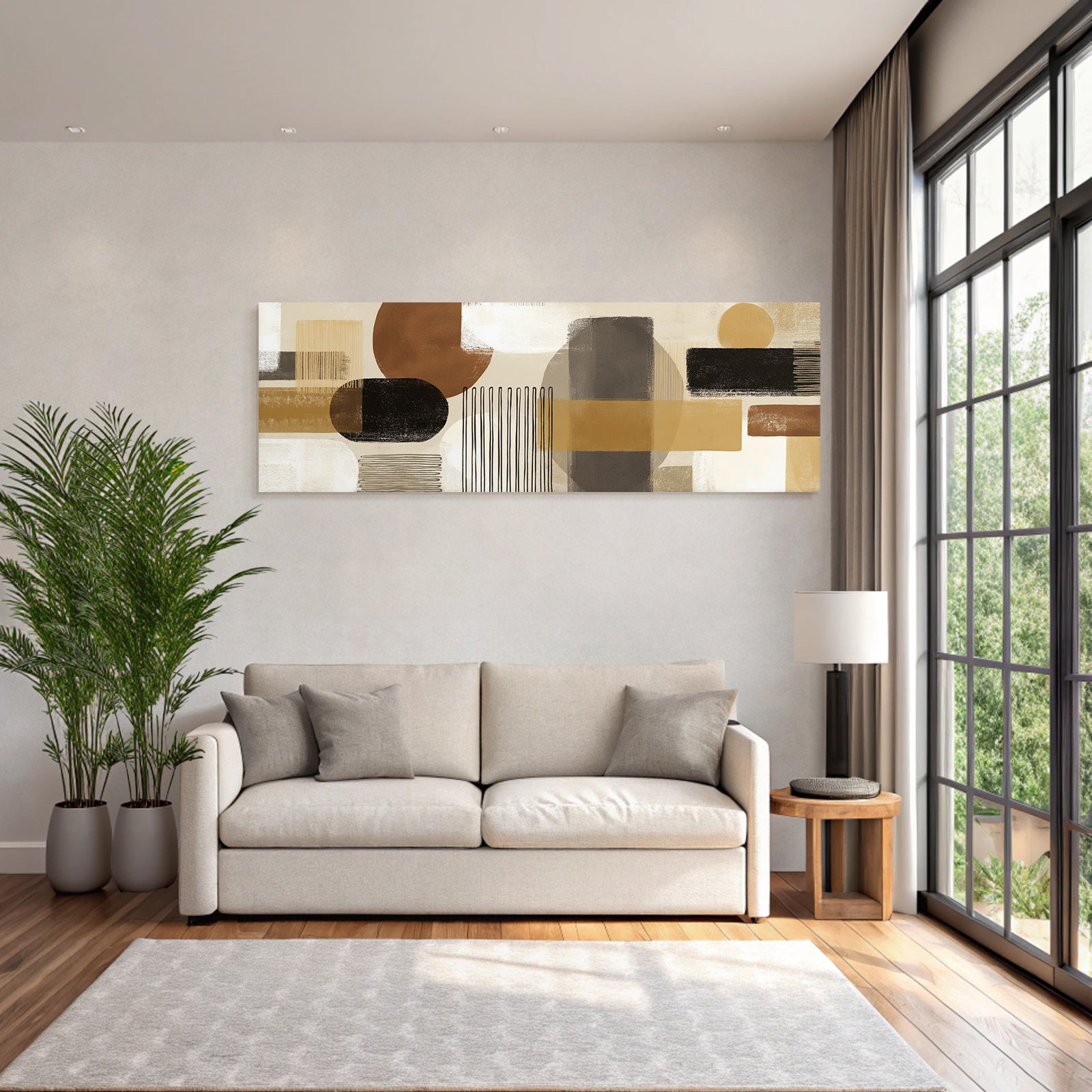 Abstract Art Earth Tone Minimalist