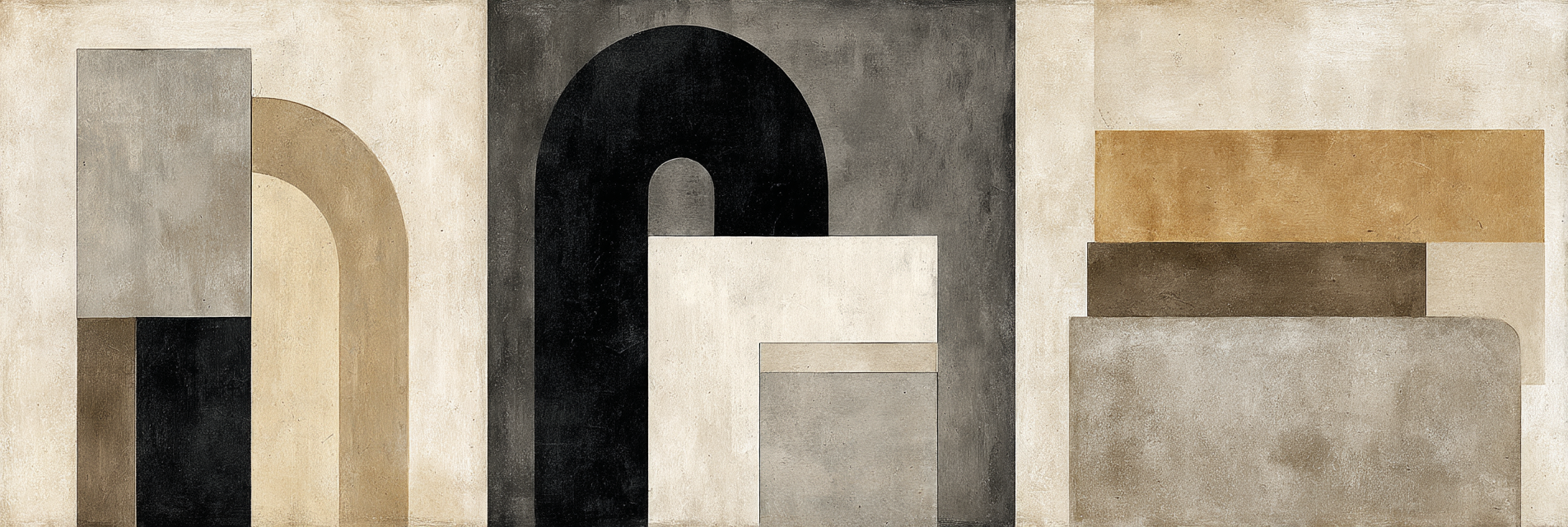 Abstracte Kunst Geometrische Formen Moderne Aesthetik | Modern Basic | Einrichtungsstile