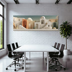 Abstrakte Architektur Landschaft Moderne Oasen Stilisiert