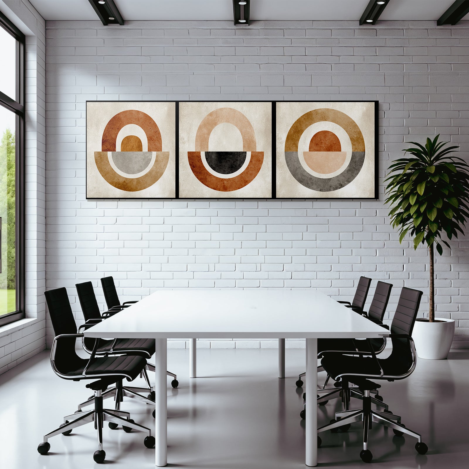Abstrakte Geometrische Designs Moderne Dekorative Kunst