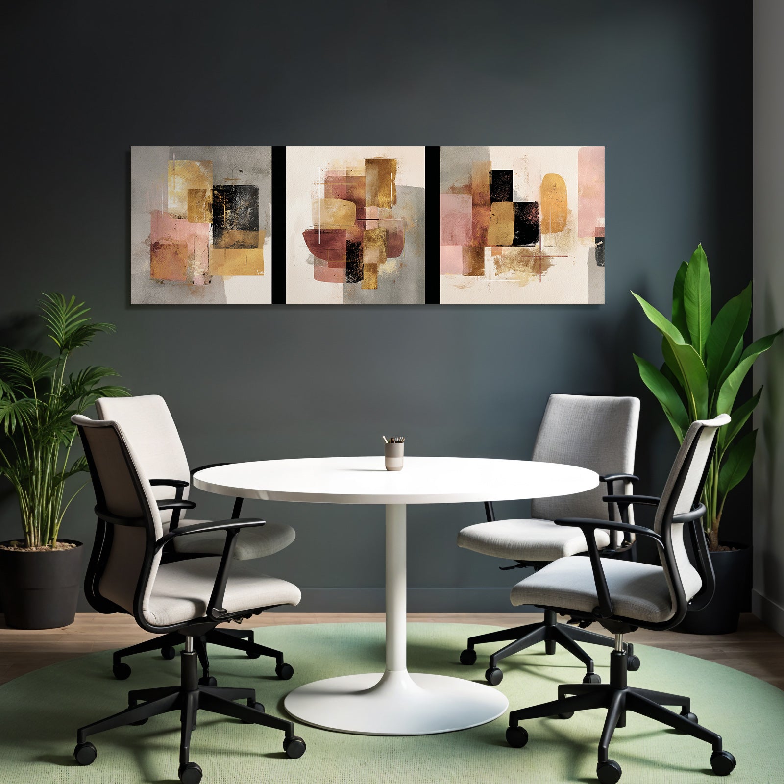 Abstrakte Geometrische Formen Moderne Design Sanfte Farben