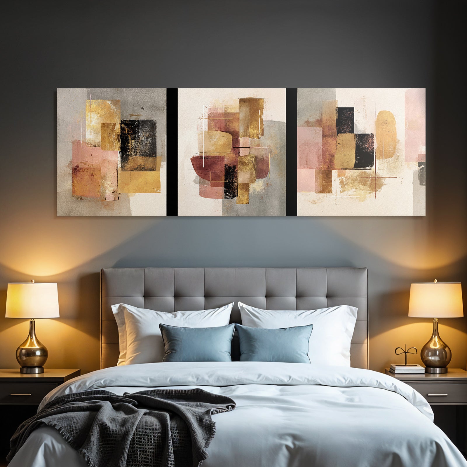Abstrakte Geometrische Formen Moderne Design Sanfte Farben