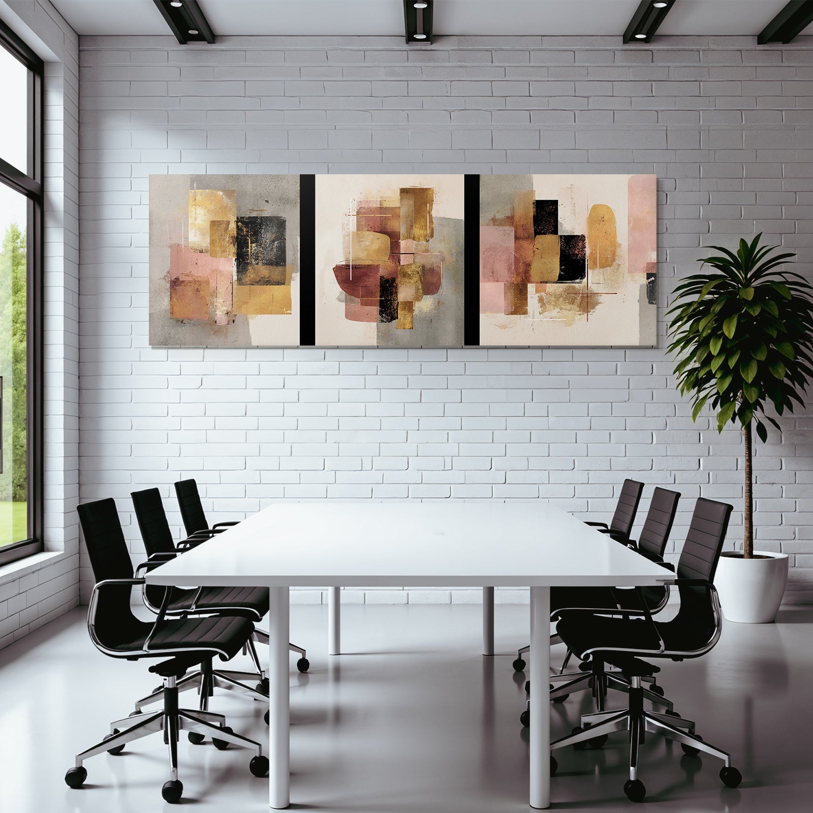 Abstrakte Geometrische Formen Moderne Design Sanfte Farben