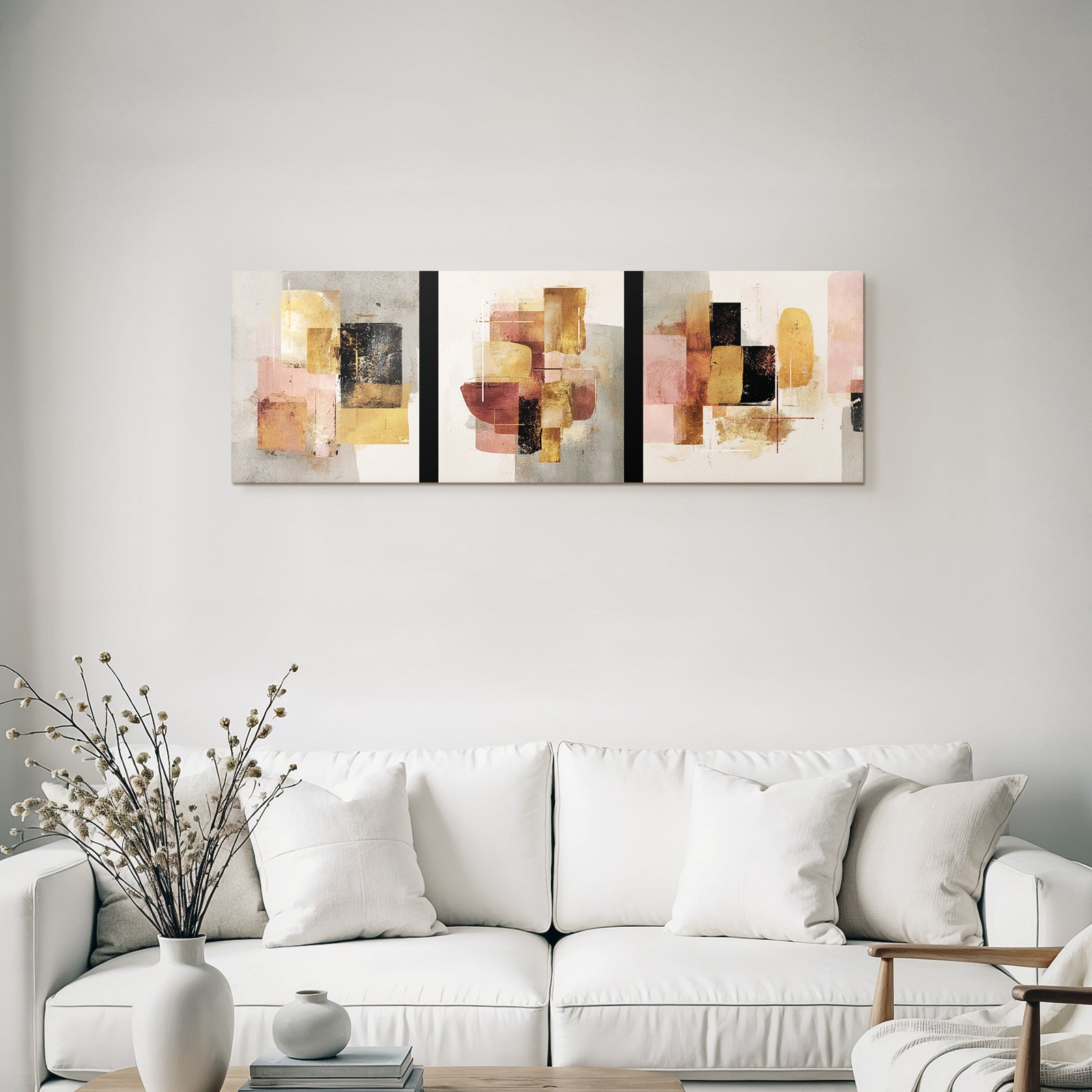 Abstrakte Geometrische Formen Moderne Design Sanfte Farben