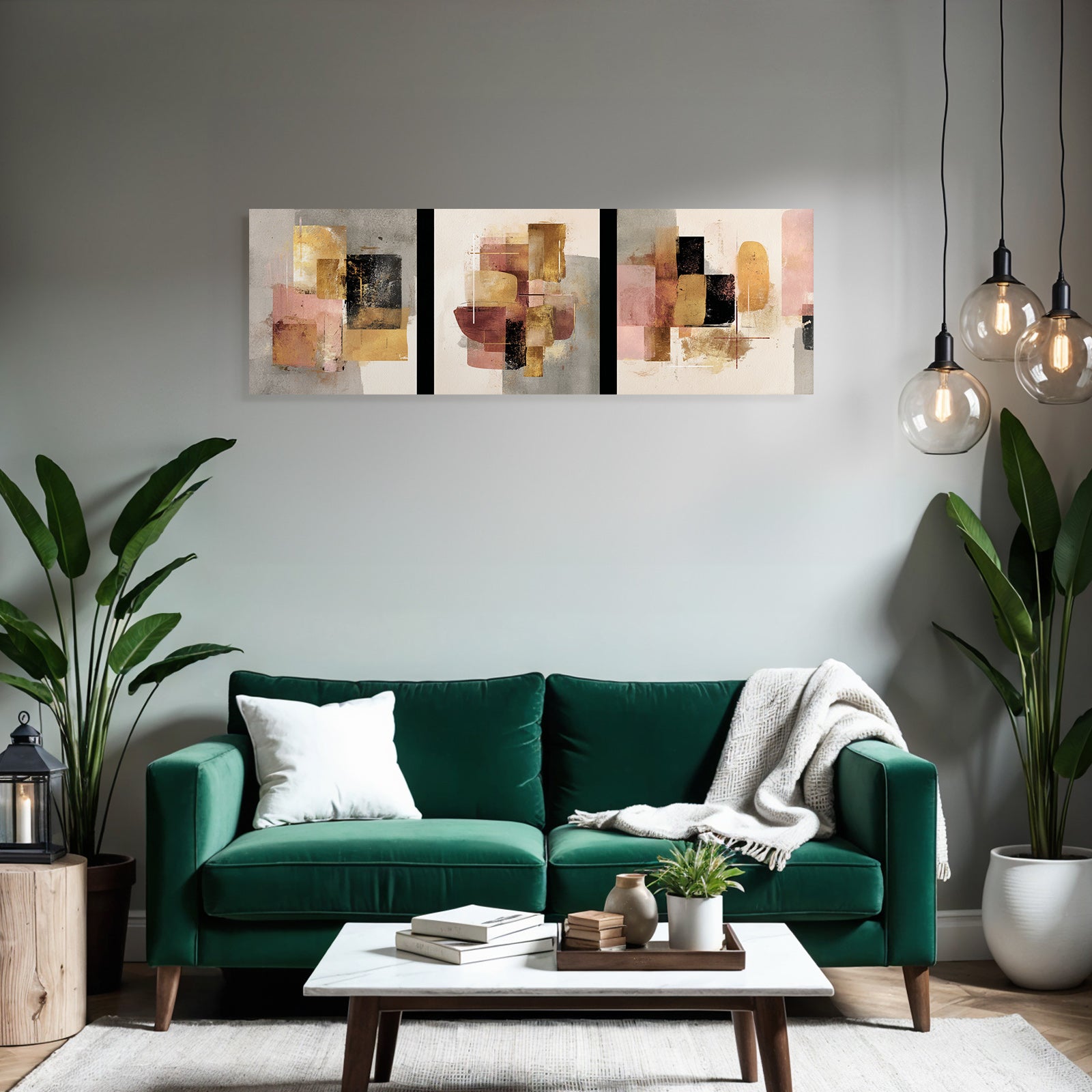 Abstrakte Geometrische Formen Moderne Design Sanfte Farben