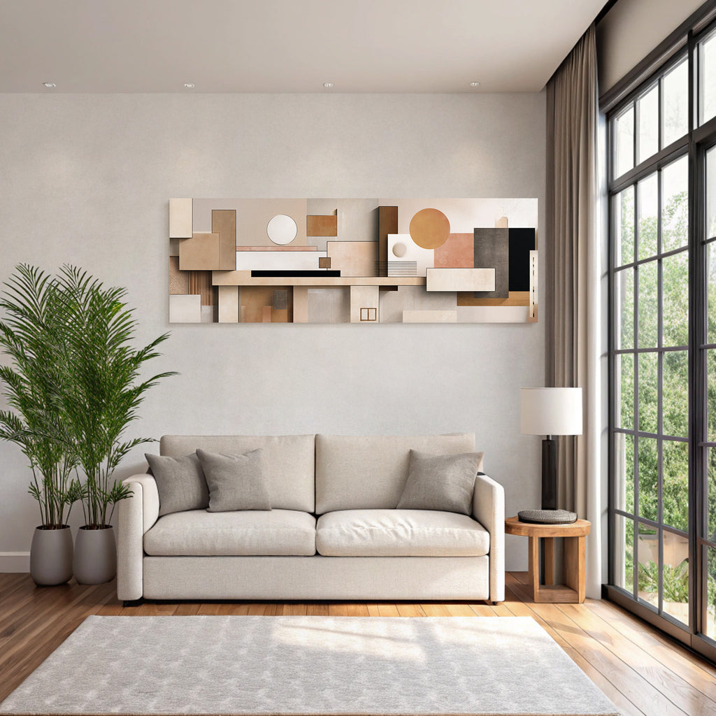 Abstrakte Geometrische Komposition Moderner Minimalismus