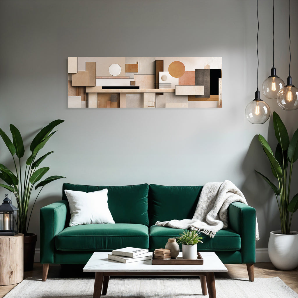 Abstrakte Geometrische Komposition Moderner Minimalismus