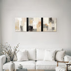 Abstrakte Geometrische Kunst In Neutralen Toenen