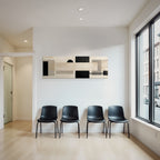 Abstrakte Kunst Geometrische Formen Braun Black Grau