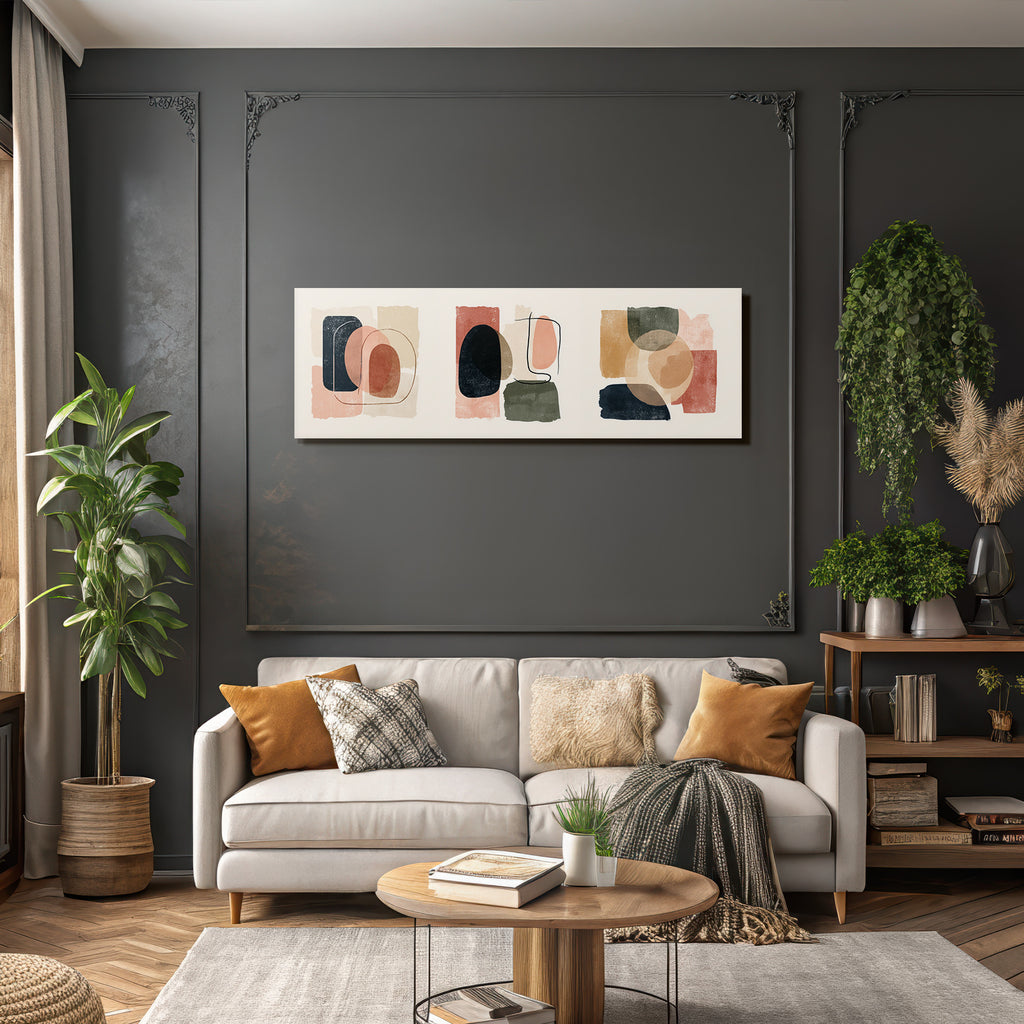 Abstrakte Kunstwerke Modern Minimalistisch Harmonie Texture Farbe