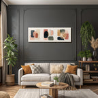 Abstrakte Kunstwerke Modern Minimalistisch Harmonie Texture Farbe