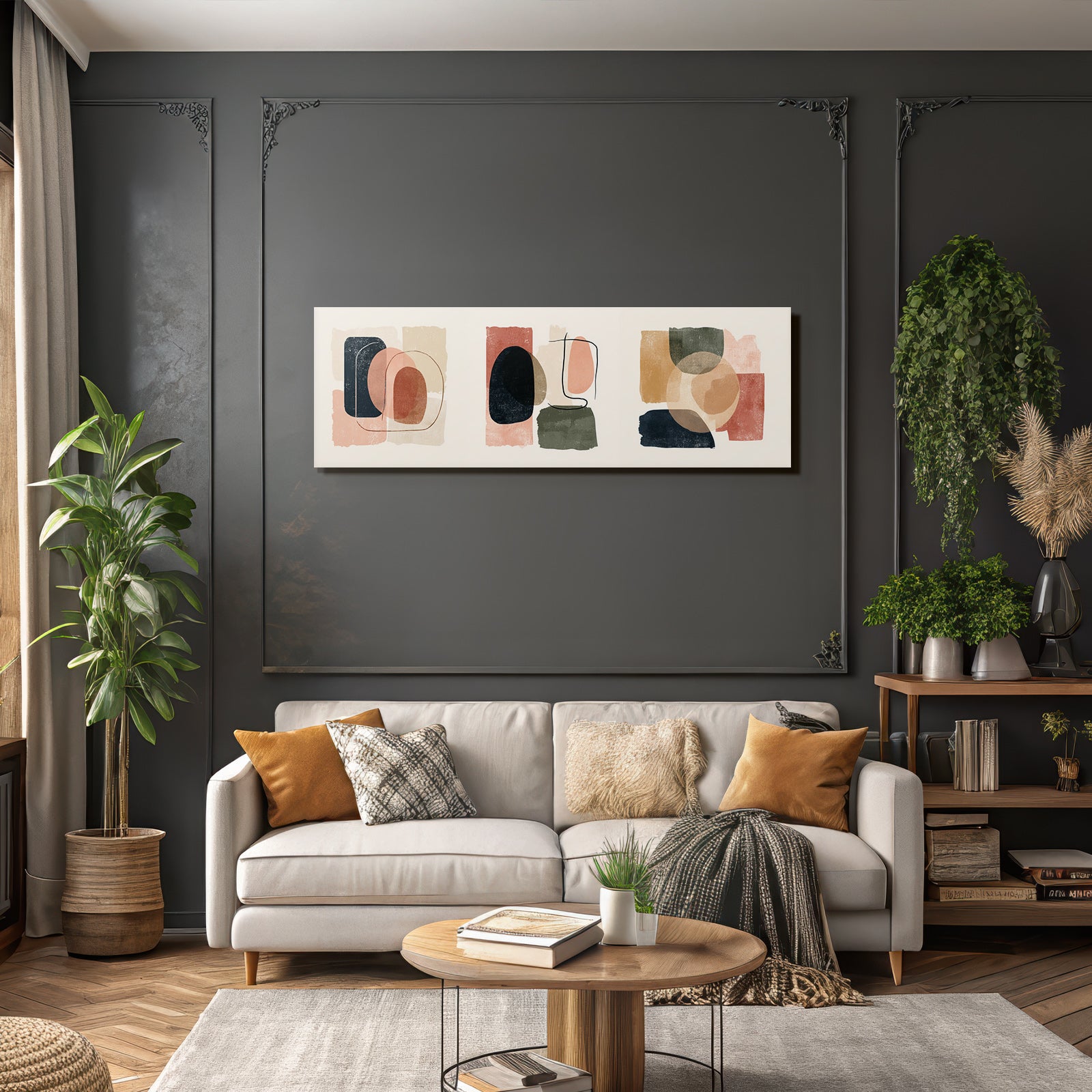 Abstrakte Kunstwerke Modern Minimalistisch Harmonie Texture Farbe