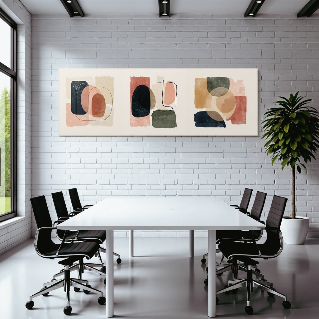 Abstrakte Kunstwerke Modern Minimalistisch Harmonie Texture Farbe