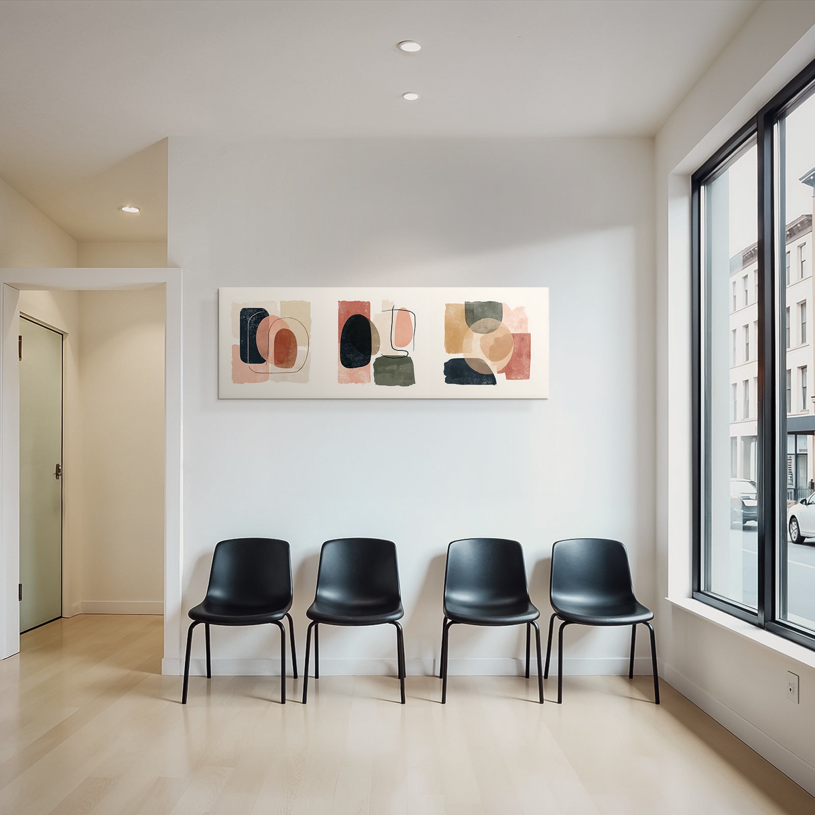 Abstrakte Kunstwerke Modern Minimalistisch Harmonie Texture Farbe