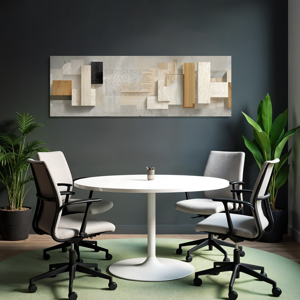 Abstraktes Design Geometrische Formen Erde Ton Texture Hintergrund