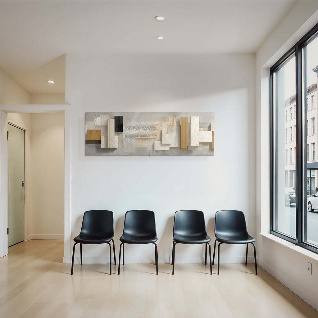 Abstraktes Design Geometrische Formen Erde Ton Texture Hintergrund