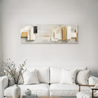 Abstraktes Design Geometrische Formen Erde Ton Texture Hintergrund