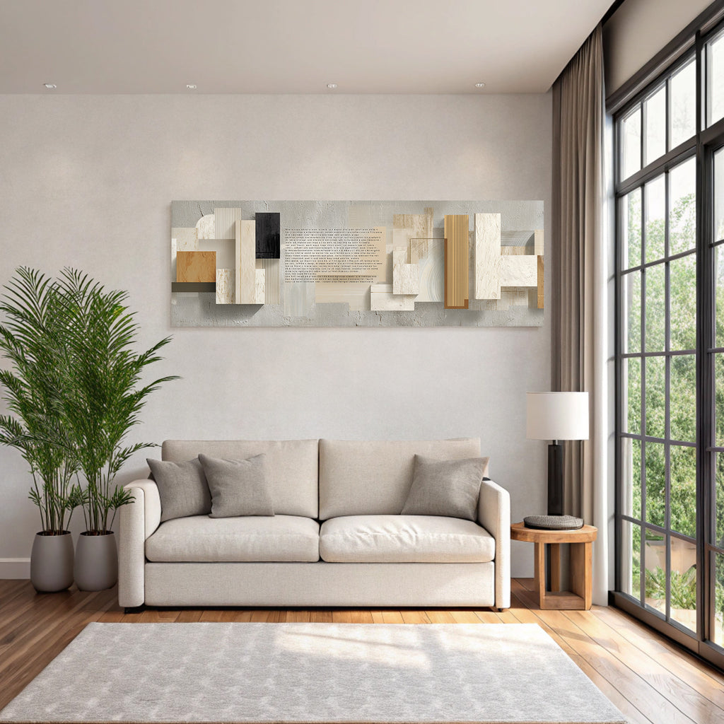 Abstraktes Design Geometrische Formen Erde Ton Texture Hintergrund