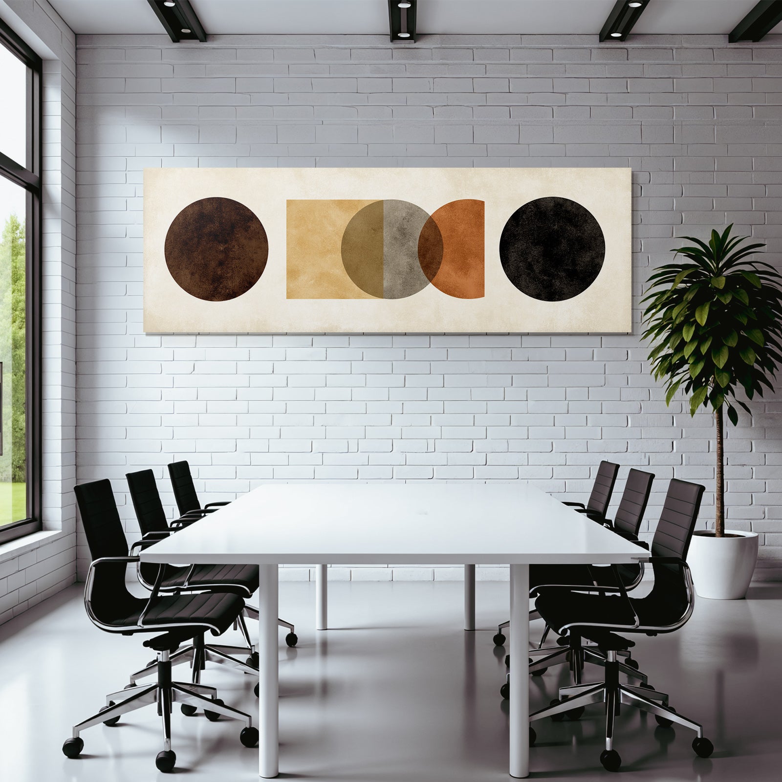 Abstraktes Design Geometrische Formen Moderner Minimalismus