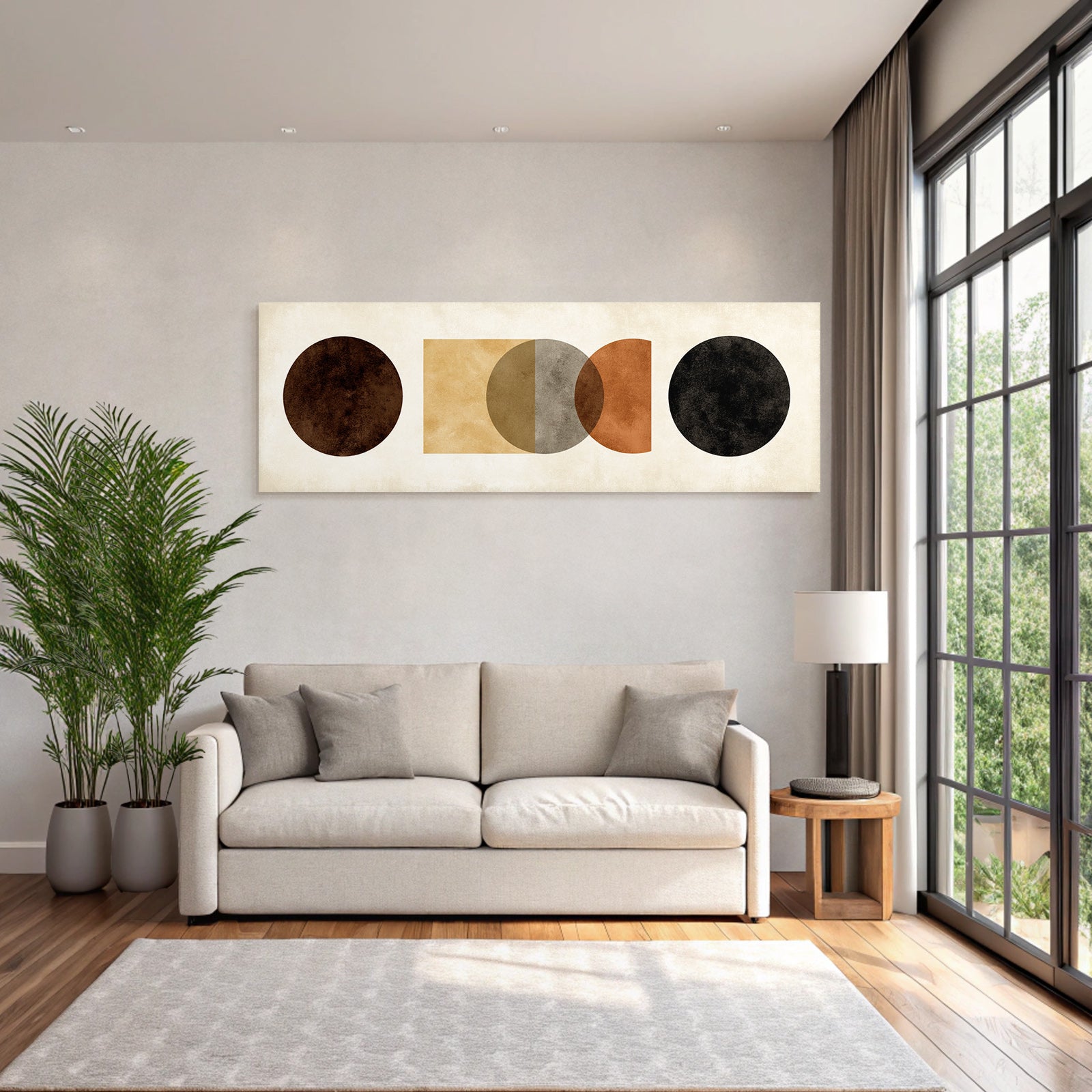 Abstraktes Design Geometrische Formen Moderner Minimalismus