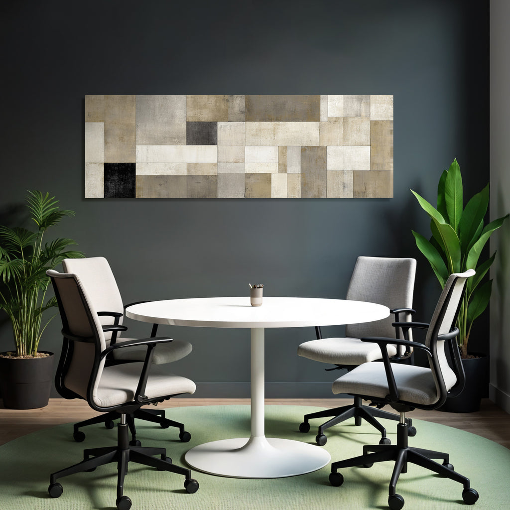 Abstract design Geometric shapes Neutral color palette