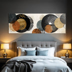Abstract Design Circles Earth Tones Geometric Modern Aesthetics